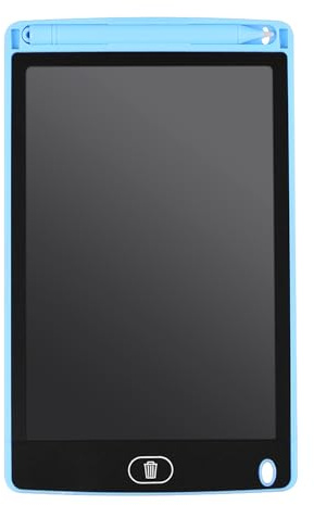 Tablette d'écriture LCD portable de 20,3 cm et 12,7 cm - Planche à dessin électronique ultra fine réutilisable - Avec stylet et bouton d'effacement - Pour enfants, étudiants, adultes, à la maison, au