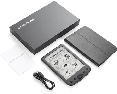 Yinhing Lettore Portatile di 6 Libri Elettronici con Schermo Intuitivo Altoparlante Integrato PDF TXT DOC Lettore più Interattivo con funzionalità di Audiolibro di Annotazione (4G)