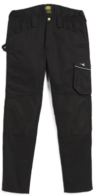 Utility Diadora Pant Rock Performance, Pantalón de trabajo para Hombre, Negro (80013 Nero), XL
