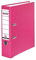 Original Falken PP-Color Kunststoff-Ordner. Made in Germany. 8 cm breit DIN A4 Pastell-Farbe pink Ringordner Vegan Aktenordner Briefordner Büroordner Plastikordner Schlitzordner, 1 Stück