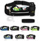 Lucky Humans Laufgürtel Sport, Joggen & Laufen mit Handy-Tasche schwarz - Damen & Herren Bauchtasche mit Flaschen & Handy-Halterung - Trinkgürtel Running & Walking Belt - Jogging & Lang-Lauf Zubehör