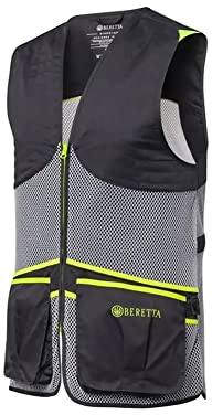 Beretta, gilet da uomo in nylon a maglia completa per il tiro, XL