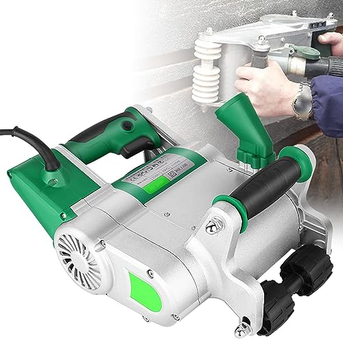 XDLYWUZIQ Rozadora De Pared Eléctrica, Máquina De Rozadora De Pared Industrial De 1100 W con Hoja De 25 Mm Y 35 Mm, para Pared Ligera, Pared De Ladrillo Hueco, Profundidad Ajustable