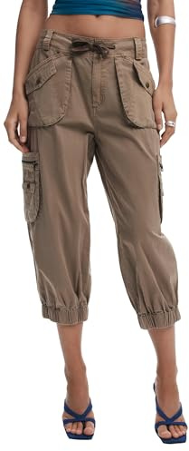 Pantalón capri cargo