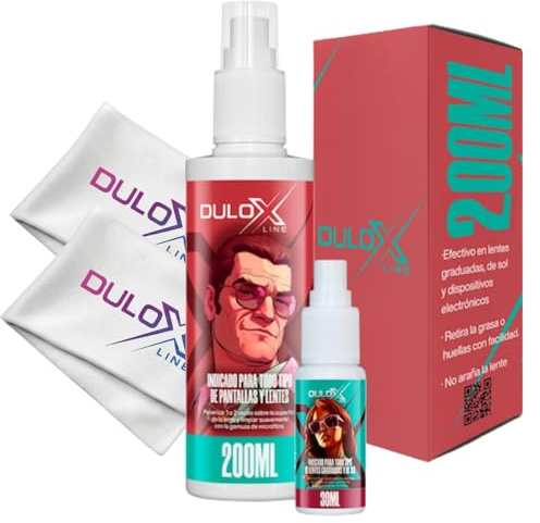 Kit Limpiador Monitor Gamer 200ML + Spray 30ML + 2 Gamuza Microfibra (30x30CM) – Pack Limpia Pantallas para TV, Monitores, Portátiles – Ideal para Gamers, Traders y Oficinas