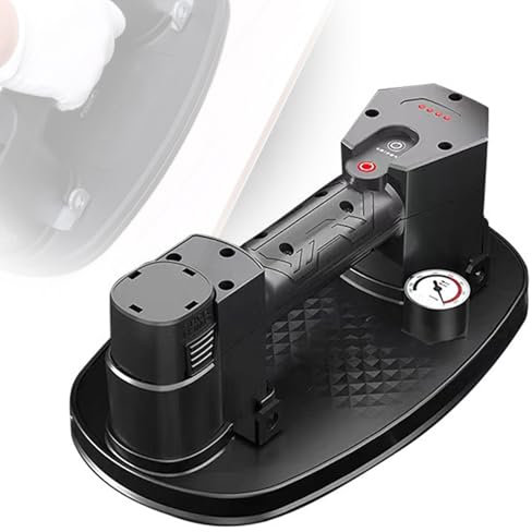BDJSN Ventosa Elettrica a Vuoto, Solleva Fino a 375 Libbre, Manometro Elettronico, Sposta Oggetti, Funzione Pompa di Accensione/spegnimento Automatico, per Piastrelle, Pietra, Legno, Vetro