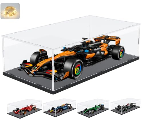 Vitrine Acrylique 3mm Grande pour Collection Lego 42228 McLaren MCL39 F1