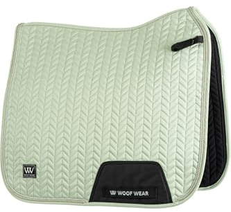 Woof Wear 2025 Herringbone Dressage Saddle Pad - Sage Green