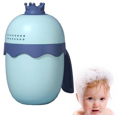 di Risciacquo per Shampoo - Bicchiere Bagnetto Neonato Ergonomico al Lavaggio Capelli | Doccia Bambini ed Infanti | Contenitore Orso con Manico Facile e Divertente in