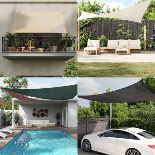 Cervaline Voile d'ombrage 160 g/m² Orange 3,5x5 m PEHD,Maison & Jardin,Pelouses & Jardins,Vie en extérieur,Parasols & voiles d'ombrage,2.94 kg-311682