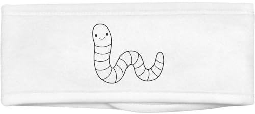 Azeeda 'Worm Outline' Beauty Headband (HB00048303) | Soft Hair Band for Makeup, Skincare, Spa and Facial Treatments