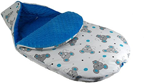 Saco acolchado para carrito de bebé, con calentadores para manos y cojín 7 Talla:Footmuff XL size