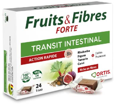 Ortis Fruta Y Fibra Concentrado 24 Cubos, 24 Unità