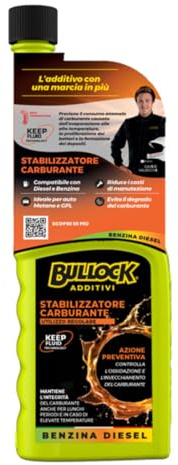 Bullock, Stabilizzatore Carburante, Previene Formazione di Depositi nel Serbatoio, Formato da 200ml