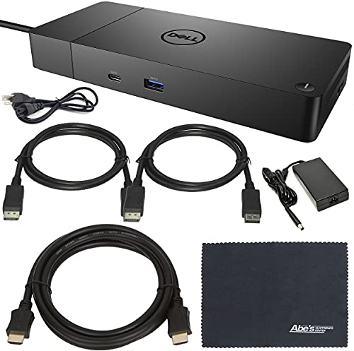 Dell Performance Dock WD 19S WD19S (WD19S180W) 180W Docking Station with 130W Power Delivery + ZoomSpeed HDMI Cable + 2 x ZoomSpeed DisplayPort Cables + Starter Bundle