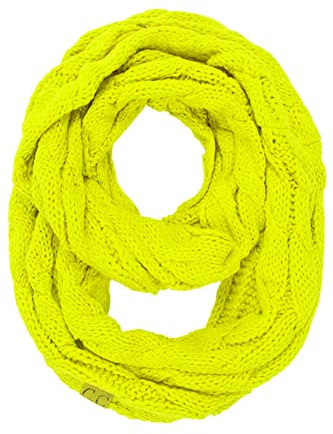 ScarvesMe Women’s Stylish Winter Soft Warm Cozy Cable Knit Circle Loop Infinity Scarf