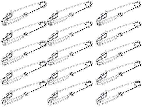 Tbest Palangre Pêche Mer,Agrafe A Palangre,Petites Pinces À La Palangre 15 Pièces Pinces À Thon en Acier Inoxydable Cintres De Branche À La Palangre Accessoire De Pêche À Pression Facile À Mettre
