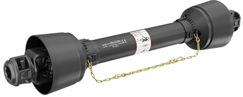 WilTec PTO Shaft T4 Drive Shaft 650mm 460Nm 540rpm, 40kW (55hp), 2x 1 3/8 6 Teeth Tractor Attachment