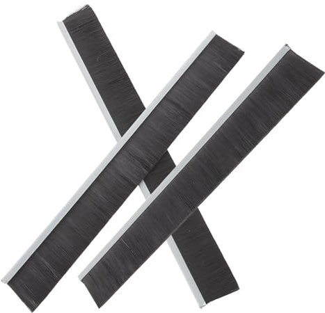 GLEAVI 3pcs Mailbox Nylon Seal Brush Strips for Letter Box Dust and Water Protection, 25cm Office and Home Letter Box Insulation Brush Accessories