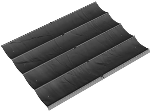 Outsunny Retractable Pergola Canopy Only, 3.92 x 3.5 m Sun Shade Cover, UV30+ Protected Replacement Canopy Cover for 4 x 3 m Pergola, Dark Grey