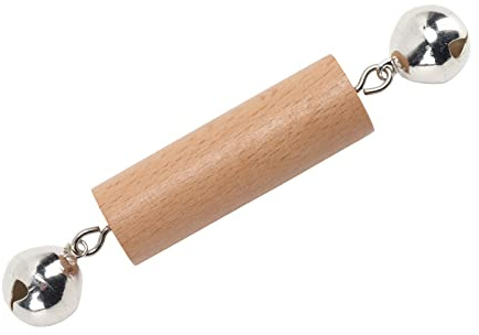 Generic Sonajeros para Bebés, Campana, Juguete Educativo de Aprendizaje Temprano de Madera, Desarrollo Auditivo para Bebés