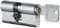 EVVA MCS Doppelzylinder mit 3 Schlüssel + Sicherungskarte, Hochsicherheits-Zylinderschloss mit Magnet-Code System, Schließanlage, Türschloss, Länge A:86 mm I:76 mm