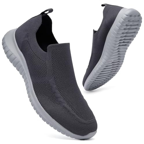 konhill Zapatillas Hombre Transpirables de Malla - Ultra Cómodas y Ligeras con Suela Flexible para Diario Continuo