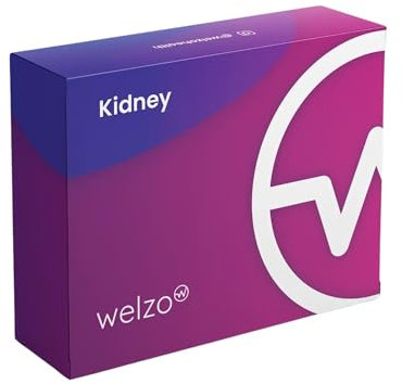 Welzo Kidney Health Test Kit | Kidney Function Blood Test | Urea, Estimated Glomerular Filtration Rate (eGFR), Creatinine. Sodium | Personalized Report | Results in 48hrs