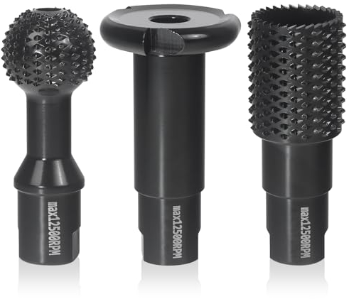 Pomsare Disco Amoladora Madera M14 115/125mm, Herramientas Carpintería Madera para Tallar Madera, Formones para Madera y Accesorios de Esmerilado de Madera para Amoladoras Angulares