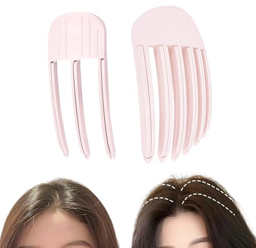 Aucuu 2 Pezzi Pettine per capelli, Clip Della Radice Del Volume, Pettine Per Radici Volume Dei Capelli Ricci, Fermagli per Capelli Volumizzanti Radici, Volume Della Radice Dei Capelli