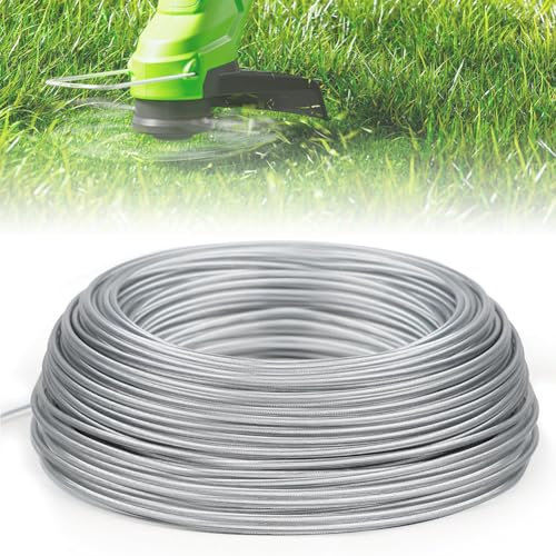 Filo per Decespugliatore 2,4mm x 30m, filo di Ricambio per Bobine Tosaerba, Adatto per Erbacce, erba, cura del Giardino, Marciapiedi, Passerelle