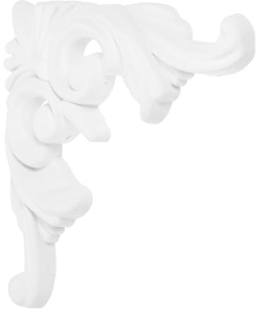 NUOBESTY European Style Ceiling Medallion for Decorative Panels Unpainted Wall Medallion for Ceiling Surround and Cornicing