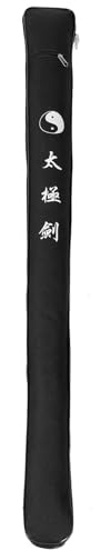 Abaodam Étui De Rangement pour Sabre De Tai-chi Et Sabre Japonerie en Toile Oxford Épaisse Fermeture Ajustable pour Pratique d'arts Martiaux