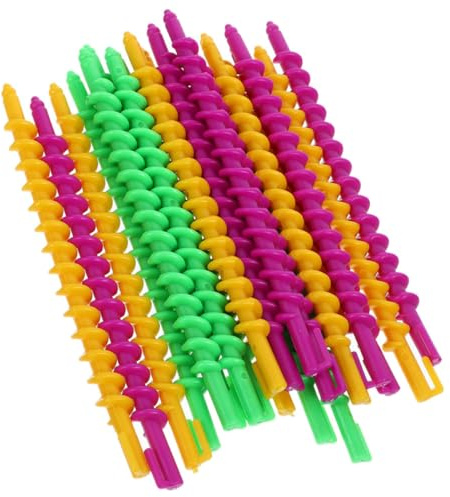 HAPINARY Lot de 40 bigoudis en spirale pour femme - En ABS - Doux pour cheveux longs - Utilisation polyvalente pour salon et maison
