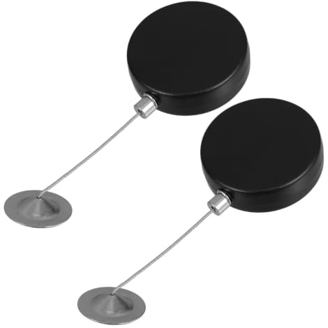 HOMOBABE 2pcs Cable Lock Wire Retractable Security Lock Abs Iron Steel Wire Black 1.5m Anti-Theft Anti-Lost for Bicycles Luggage Showroom Security Outdoor Travel
