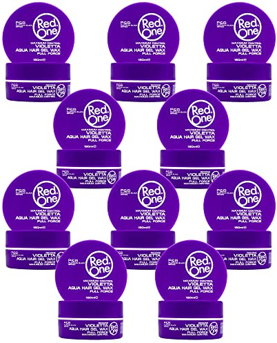 RedOne Cire Aquatique Coiffante Violette 150 ml | Contrôle des bords | Ultra-tenue | Cire capillaire pour hommes et femmes | Parfum Lavande | Contrôle maximum