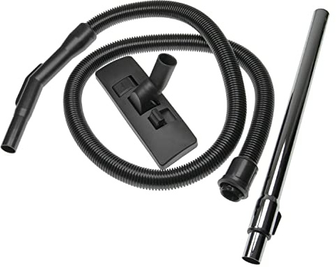 vhbw Set de 3 accesorios compatible con Nilfisk King Home, Grea tDane, Hygenic aspiradora - boquilla para suelo, tubo telescópico, manguera