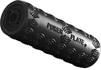 Power Plate Roller, Textured Vibrating Massage Roller, USB Rechargeable, 4 Hour Battery Life, Black