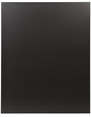 Plaque Murale Unie Noire L80 H100 - LE MARQUIER