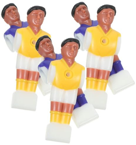 Supvox 6St Fußball Marionette Rentierfiguren aus Acryl Rückspiegel am Handgelenk stapelbarer Formelspender Kinder fußball Kinderfußball Mini-Fußballspiel Mini-Fußballer Fußballtisch Puppe