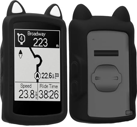 kwmobile fodral kompatibelt med Bryton Rider 460/R460 – silikon GPS-fodral