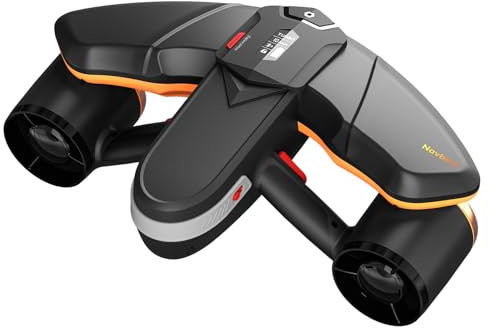 Sublue Navbow Plus Smart - Monopattino subacqueo Professionale a Doppio Motore con Supporto per Action Camera, velocità 2 m/s, per Piscina, Immersioni, Snorkeling, Scooter (Arancione)