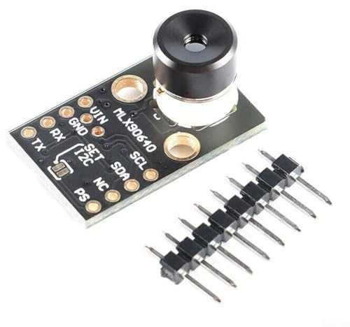 Besttoolifes MLX90640BA Infrared Thermal Imaging Camera Module 32X24 Temperature Sensor Array AMG8833 8X8 Grid I2C Interface For Arduino For Raspberry Pi(MLX90640BAA)