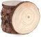 ilauke 12 Stücke Holzscheiben Holz Log Scheiben 12-13cm Runde Naturholz Baumscheiben Ca.10mm Dicke für DIY Handwerk Holz-Scheiben Hochzeit Mittelstücke Weihnachten Dekoration Baumscheibe