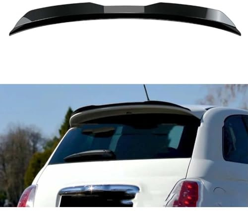 Auto Spoiler posteriori per FIAT 500 ABARTH MK1 FACELIFT 2016-2023,ABS Alettone Posteriore Spoiler Spoiler per Bagagliaio Riduce Resistenza Styling Carrozzeria,B