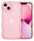 DUEDUE für iPhone 13 mini Hülle, Niedliche Wellenrahmen Lockige Form Stoßfeste Handyhülle für iPhone 13 mini Case 5,4 Zoll, Rosa
