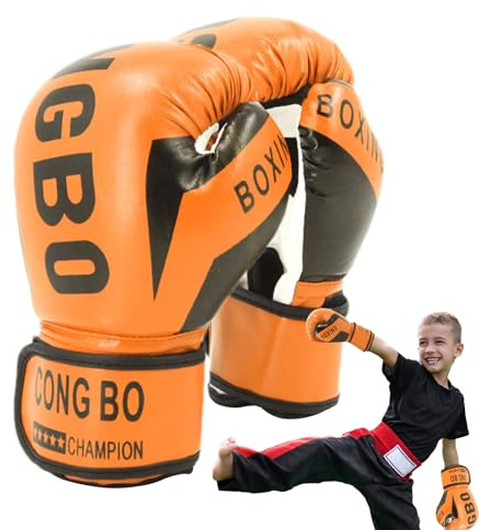 Set di guanti protettivi da boxe, morbidi guanti da combattimento per