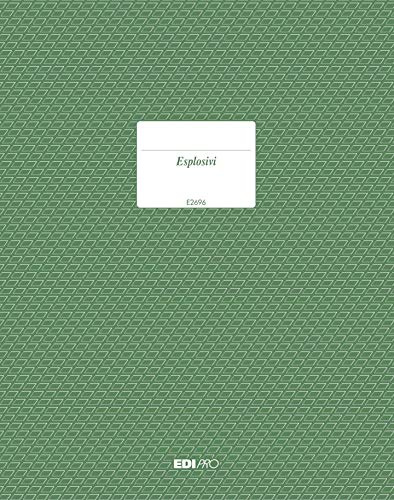 Edipro - E2696 - Registro carico scarico degli esplosivi 47 pagine numerate f.to 31x24,5
