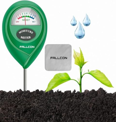 Medidor de Humedad Plantas - Con Paño de Limpieza y Mantenimiento - Sensor de Humedad para Plantas - Higrometro Plantas Suelo - Moisture Meter Suelo para Exterior y Interior