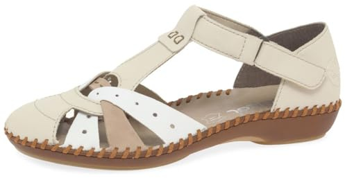 Rieker Chaussons M1655 pour Femme, Beige, 38 EU